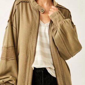 NWT Free People Lou Moto Zip Jacket